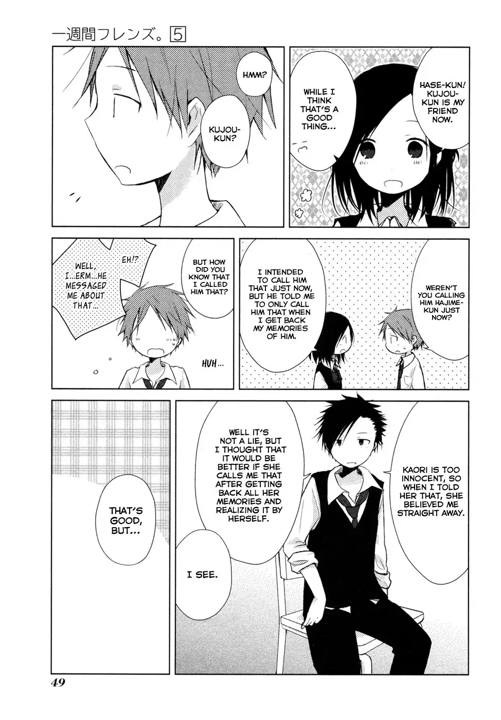 Isshuukan Friends. Chapter 23 27